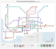 深圳地铁线路图 最新版 2022年