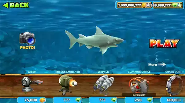饥饿的鲨鱼游戏 截图