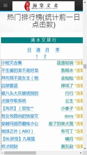 海棠官方网站入口2021 截图