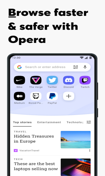 opera超级加速浏览器 截图
