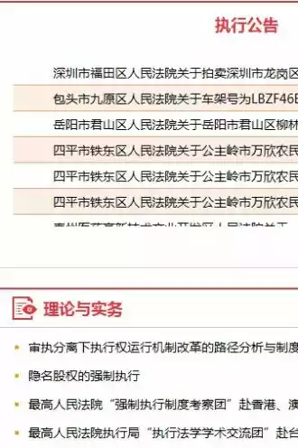 中国执行信息公开网查询 截图